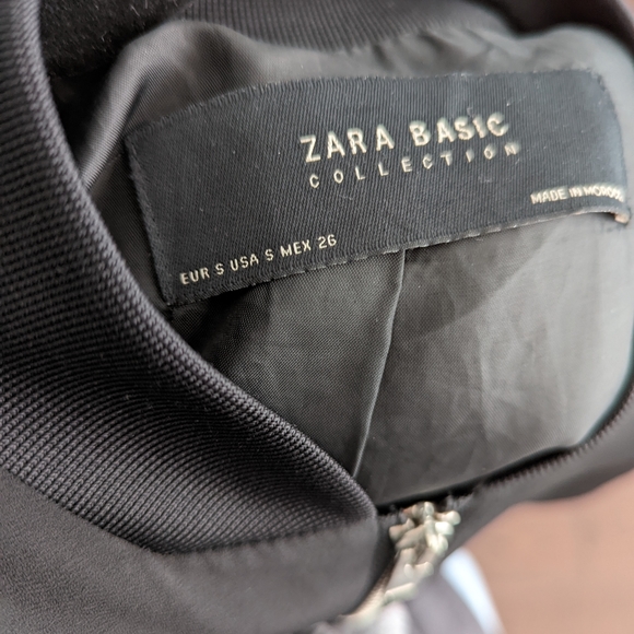 Zara Basics black bomber jacket, excellent condition - Picture 9 of 9